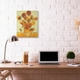 thumbnail image 2 of Vincent van Gogh Van Gogh Sunflowers Classic Painting Canvas Wall 24" x 30" Painting Canvas Art Print, by Stupell Home Décor, 2 of 6