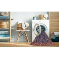 thumbnail image 2 of Ahgly Company Machine Washable Indoor Square Industrial Modern Gunmetal Gray Area Rugs, 3' Square, 2 of 7