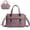 Purple, variant on Handbag for Women,Crossbody Bag Shoulder Bag with Straps,Handle Purses for Work Travel Shopping, The Gift for Her(Black Bag)