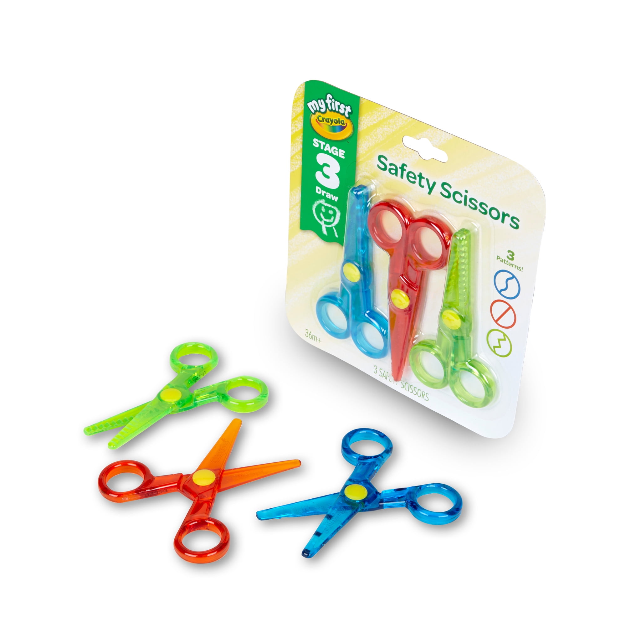 Safety Plastic Scissors For Children Kids School Art Drawing Activities  Tool