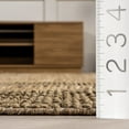 thumbnail image 2 of nuLOOM Linnett Farmhouse Bordered Jute Area Rug, 4' x 6', Linnett Natural, 2 of 8