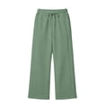 thumbnail image 5 of Xaqiouau Wide Leg Sweatpants for Women High Waisted Lounge Pants Drawstring Loose Fit Casual Pants with Pockets Workout Travel, 5 of 7