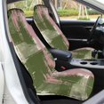 Plaid Pattern1 Automotive Seat Covers with Storage Pockets, Universal