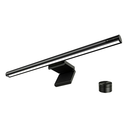 MELIFO Monitor Light Bar Monitor Lights with Mechanical Switch＆Wireless Remote Dual Control Computer Light with Stepless Dimming No Screen Glare Monitor Lamp with USB Powered for Home and Office
