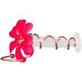 thumbnail image 1 of Bird Feeder Window,Flower Long Tube Design Hummingbird Bird Water Feeder Outdoor Bird Feeders Stations - 5 Water Outlets, Allows Feed More Birds at A Time excellently, 1 of 8