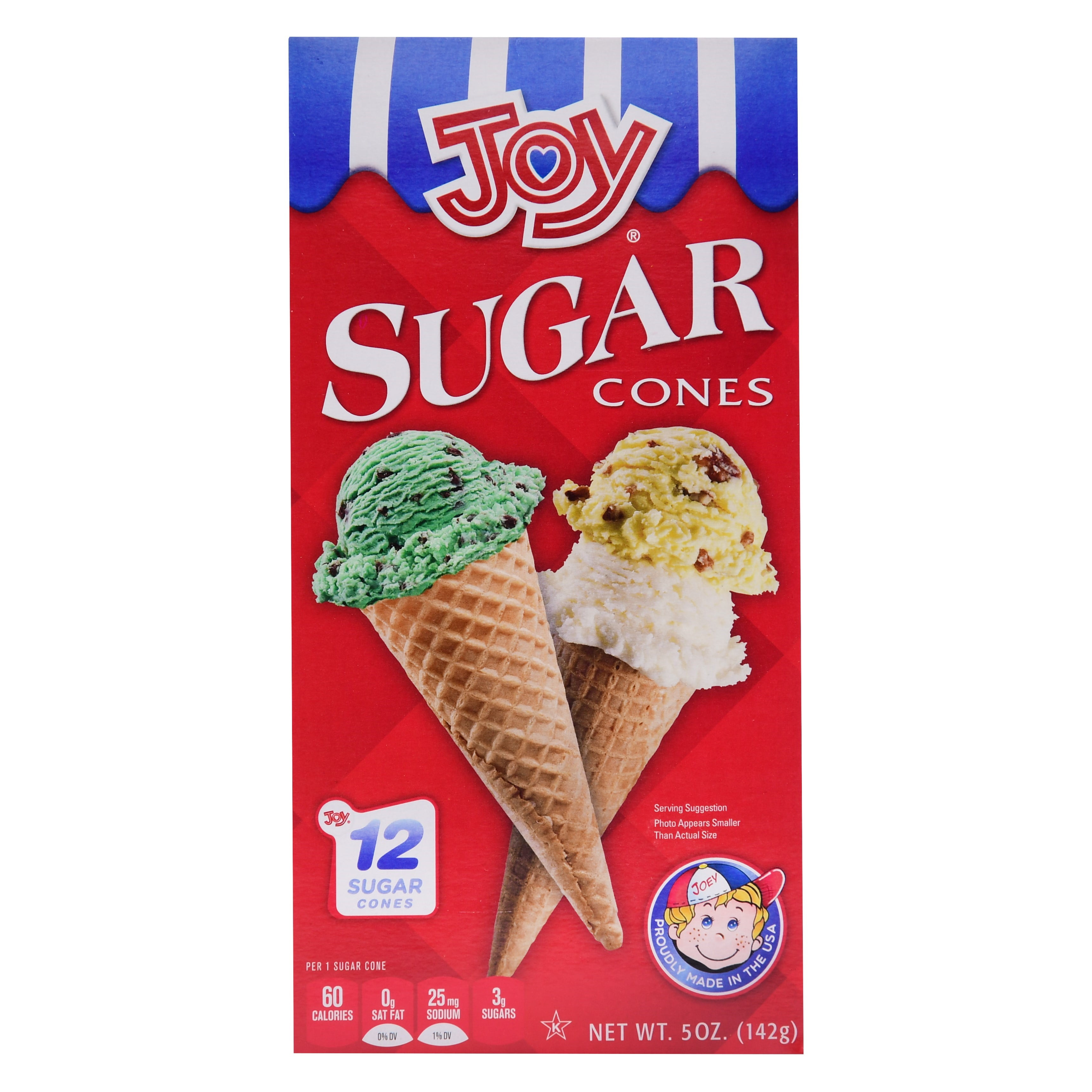 calories in a sugar cone
