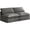 Gray, variant on Maklaine Contemporary Cream Velvet Modular Armless Sofa