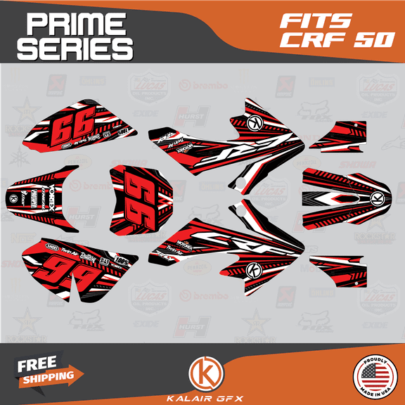 Kalair GFX Graphics Kit for Honda CRF50 (2013 ) Prime Series