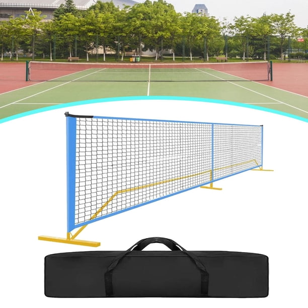 Filet De Pickleball Portable Avec Roues – Taille Officielle 670x60x91 Cm – Sac De Transport Inclus – Pour Jardin, Parc, Extérieur