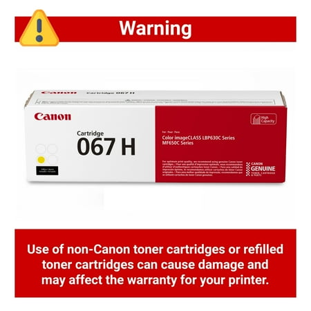 Canon - Toner 067 XL High Yield Toner Cartridge - Yellow