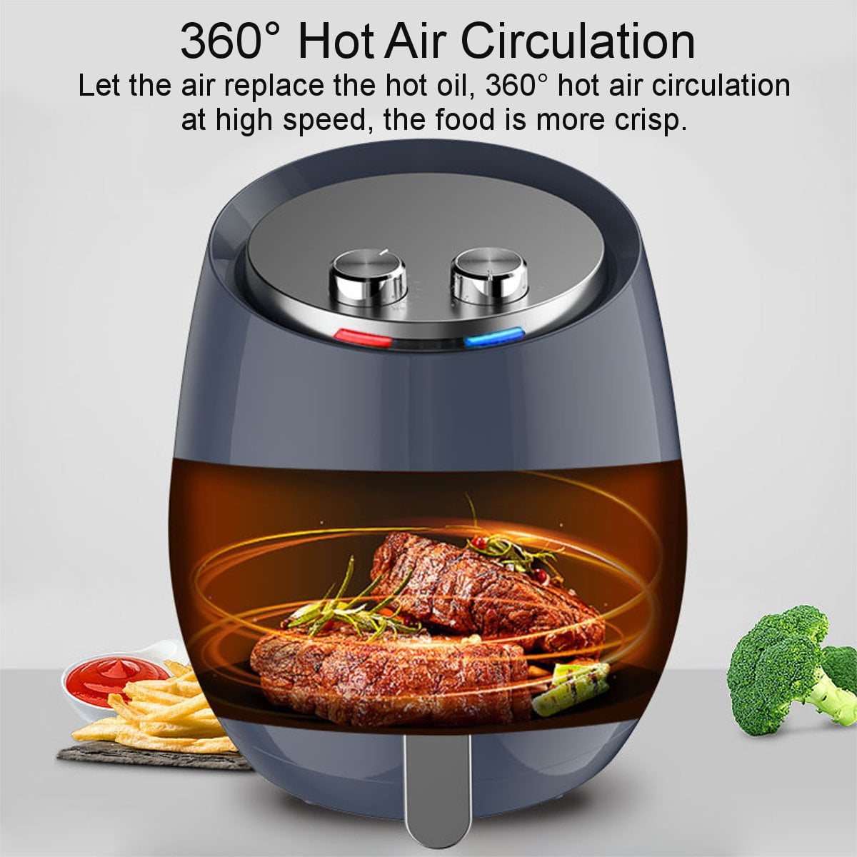 1400Watt Air FryerElectric Hot Air Fryers Extra Large Oven Nonstick