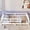 White, variant on Euroco Wood Twin Size Platform Bed, Montessori Floor Bed with Safety Guardrails, White
