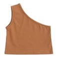thumbnail image 5 of LYMAYTER Infant Girls Halter T-Shirt Outfit 2PCS Kids baby Sleeveless Tees Tops and Shorts Set for 12 Months-3 Years, 5 of 10