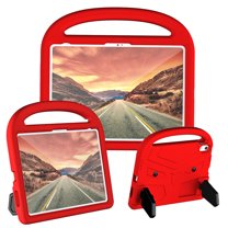 Tarise iPad 10th Generation Case for Kids 2022, iPad 10.9" Kids Girls Covers, EVA Foam Drop Protection Kids Proof Lightweight Rugged Handle Case Cover for iPad 10.9 inch 2022 (10th Gen), Red