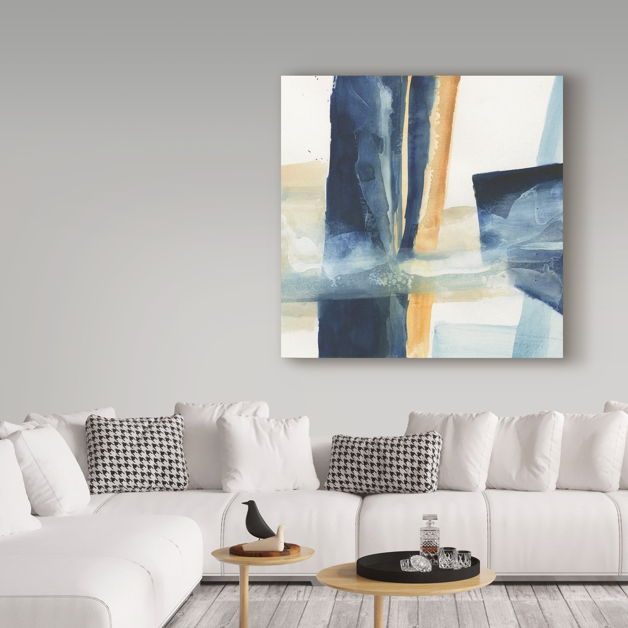 Trademark Fine Art 'Indigo IV' Canvas Art by Chris Paschke