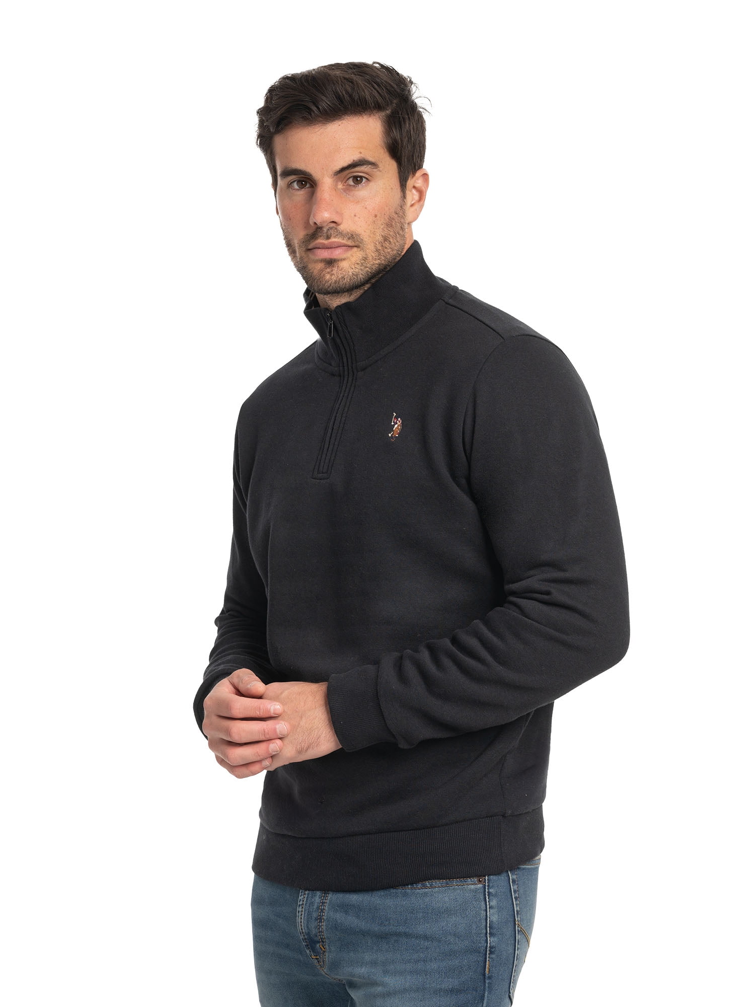 U.S. Polo Assn. Men's Fleece Quarter Zip Pullover