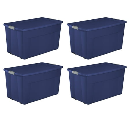 2 Piece Tote - Sterilite, 45 Gal./170 L Wheeled Latch Tote, Case of 4