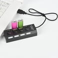 thumbnail image 4 of COM1950s Usb Power Adapter, Usb Port Hub, Usb Hub 2.0 4 Port Multiple Expander with Multi Usb Splitter Hub Use Power Adapter Computer Accessorie, Multi Usb Port, Usb Adapter Plug, Usb Power Hub, 4 of 4