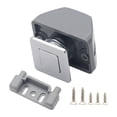 thumbnail image 3 of Lipstore Push Button Latch Sturdy Replacement RV Push Cabinet Lock Marine Latch for Boats Gray, 3 of 8
