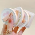 thumbnail image 3 of Velvet Flocking Round Makeup Puff For Foundation And Loose Powder Application, 3 of 8