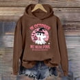 thumbnail image 2 of Cancer Shirts Women In October We Wear Hood Sweatshirt, 2 of 4