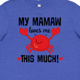 thumbnail image 4 of Inktastic Mamaw Loves Me Grandson Gift Youth T-Shirt, 4 of 5