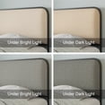 thumbnail image 5 of King Size Metal Bed Frame with Curved Upholstered Headboard and Footboard, King Modern Platform Bed with 4 Storage Drawers, Heavy Duty Metal Slats, No Box Spring Needed, Beige, 5 of 9