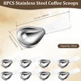 thumbnail image 2 of FUYGRCJ 8PCS Coffee Scoops, 30ml Short Handle Measure Scooper Metal Measuring Spoons, Stainless Steel Tablespoon Measuring Spoons, 2 Tablespoon(2 Tbsp/1/8 Cup/1 oz), for Coffee, Tea, Sugar, Flour, 2 of 11
