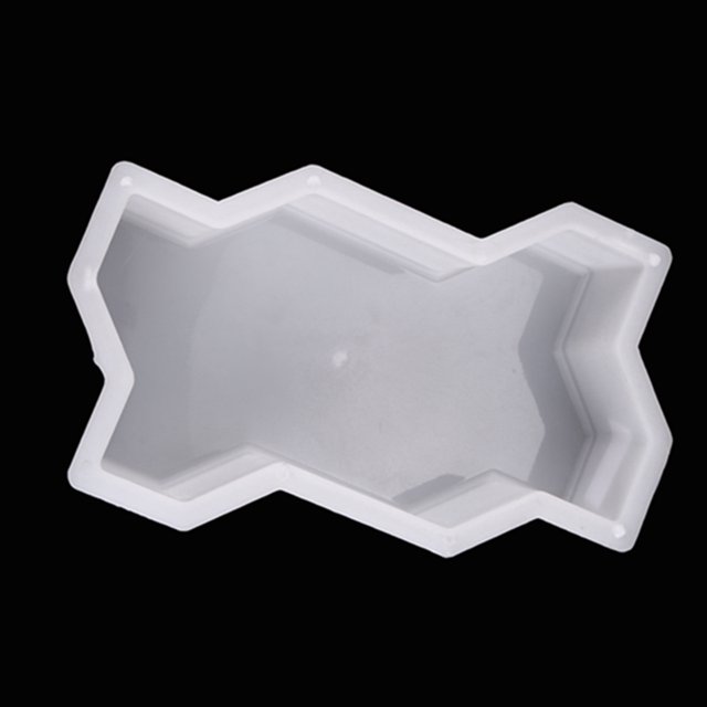 4X Three Waveform Garden Path Plastic Concrete Paving Brick Mold DIY Walkway Cement Brick Mold