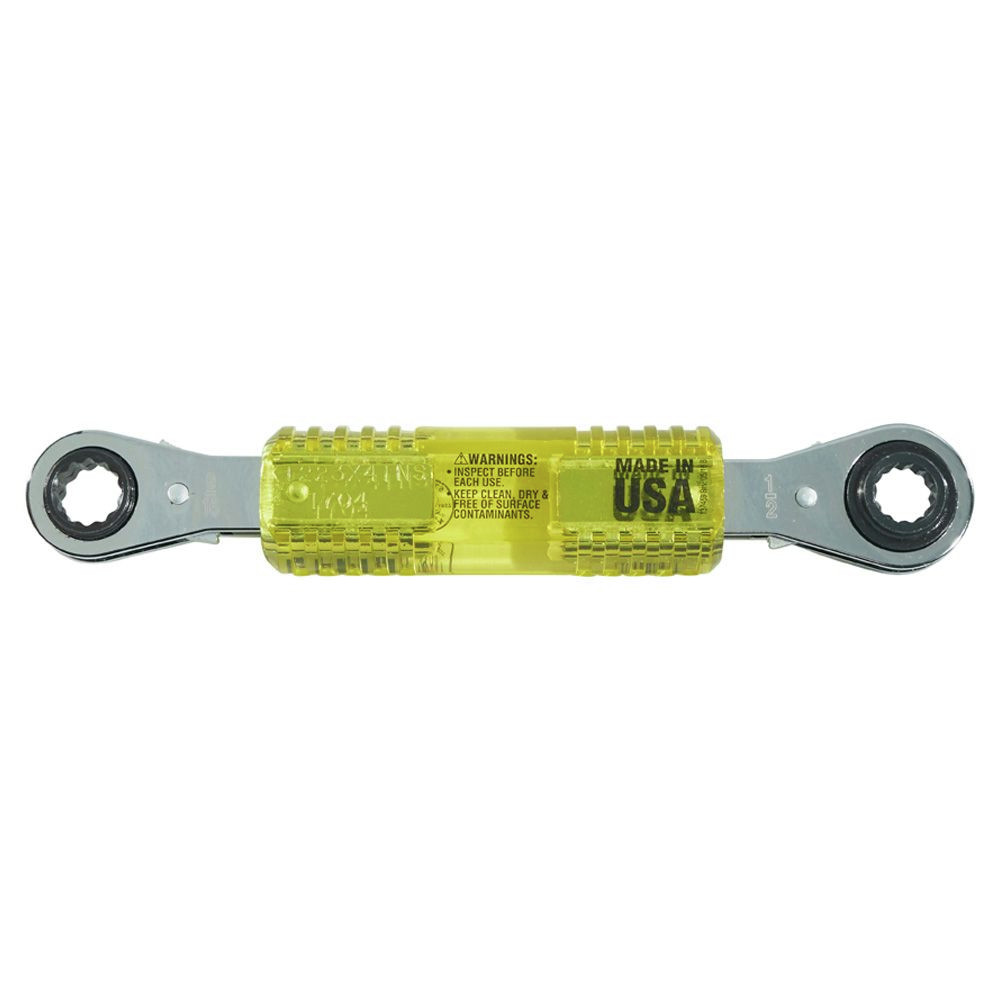 Klein Tools KT223X4-INS 4-in-1 Lineman's Insulating Box Wrench