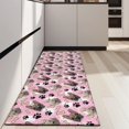 thumbnail image 4 of French Bulldog Cute Bone Paw Print Kitchen Rug Mat,Kitchen Runner Rugs Non Skid Washable,Decorative Kitchen Floor Mats for Kitchen,Sink,Laundry,17"X47", 4 of 5