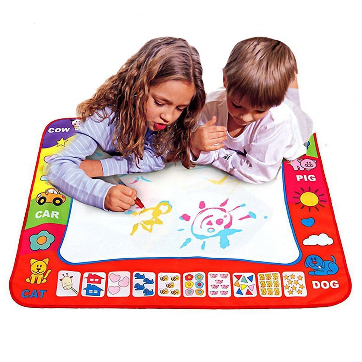 WSEVYPO Drawing Water Pen Painting Magic Doodle Aquadoodle Mat Board Kid Boy Girl Toy - Walmart