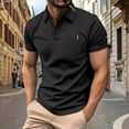 thumbnail image 2 of Kcolen Mens Polo Shirts With Pocket Men's Short Sleeve Shirt for Summer Casual Comfort and Stylish Holiday Wear Summer Casual Beach Basic, 2 of 5