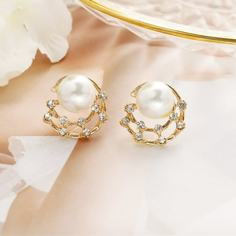 Faux pearl earrings walmart shop
