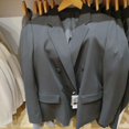 thumbnail image 2 of ~2024年春季新款商务职业双排扣西装外套通勤西服SY465473, 2 of 5