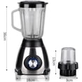 thumbnail image 5 of Licuadora YOU 2 en 1 1000W 1.5L Plata con Negro, 5 of 5