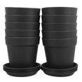 thumbnail image 1 of unbranded 10Ud Macetas Gruesas Negras Para Plantas De Escritorio Ideales Para Interior Y Exterior, 1 of 8