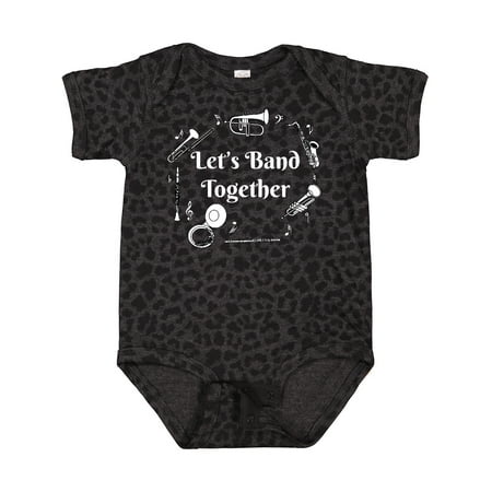 

Inktastic Band Together White Text Gift Baby Boy or Baby Girl Bodysuit