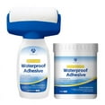 thumbnail image 2 of Ganfancp 700G Adhesivo Transparente con Brocha de Rodillo Adhesivo de Base Agua Desodorizante y Sellador de Fugas Regular 350G+Relleno de Botella Plana 350G Liquidación Regular 350G + Recambio Botell, 2 of 7