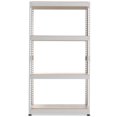 thumbnail image 3 of Baxton Studio WR10-White-Shelf Cody White Metal 4-Shelf Multipurpose Shelving Rack, 3 of 7