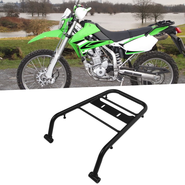 Rear Luggage Holder, High Strength Nonfading Motorcycle Rear Luggage Rack Wear Resistant Rustproof Black for Motorbike Accessory