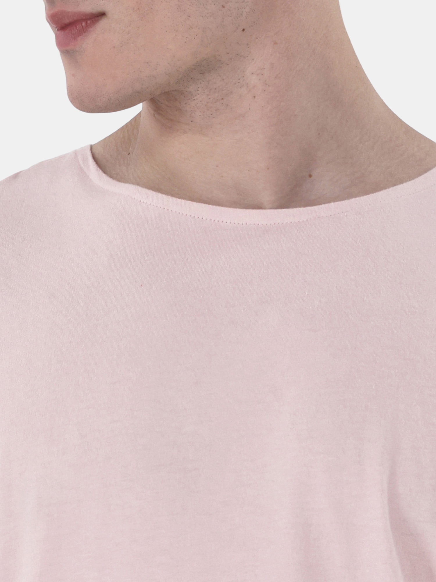 No Boundaries Men's & Big Men's Longline Curved Hem Elongated Tee Shirt, 2-Pack, Sizes XS-5XL