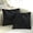 Black, variant on decorUhome Pack of 2 Throw Pillow Covers 18x18, Soft Plush Faux Wool Couch Pillow Covers, Beige (Pillow Cover Only, No Inserts Included)