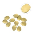 thumbnail image 4 of 50pcs Smooth Sequins Fishing Attractor Spinner Metal Spoon VIB Lure Blades gold, 4 of 9
