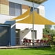 thumbnail image 4 of 300 X 300 X 300 Cm, Jaune Voile D'ombragetriangle Isocle, Hydrofuge, Brise-soleil Pour Terrasse Jardin Balcon, Tissu Poliéster, 4 of 5