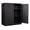 Black + 36"H -2 Door, variant on Metal Storage Cabinet Locked Steel Cabinet with 2 Adjustable Shelves,Office Cabinet Locking Tool Cabinets,Kitchen Storage Cabinets Metal Locker Small Counter Height Storage Cupboard 36" H