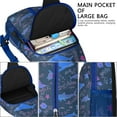 thumbnail image 4 of Crossbody Sling Backpack for Women Men Ocean Life Whale Seastar Fish Turtle Shoulder Sling Crossbody Casual Chest Bag for Travel Sports Running Hiking, 4 of 6