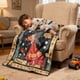 thumbnail image 4 of Camping Blanket Gifts,Soft Camping Throw,Cute Plush Flannel Camping Quilts Decorations for Bedroom Sofa Bed Outdoor Travel 39.3x27.6in, 4 of 6