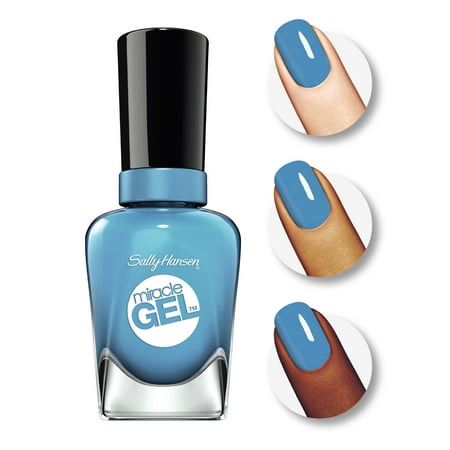 Sally Hansen Nail Hardener - Sally Hansen Miracle Gel Nail Polish, Rhythm & Blue