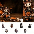 thumbnail image 6 of Halloween Patchwork DIY Kit,Cute Pumpkin Skeleton Witch Felt Sewing Craft Set,3D Handmade Art Project for Adults Teens and Beginners,Spooky Home Decor Gift 8.7 Inch,1PC, 6 of 6